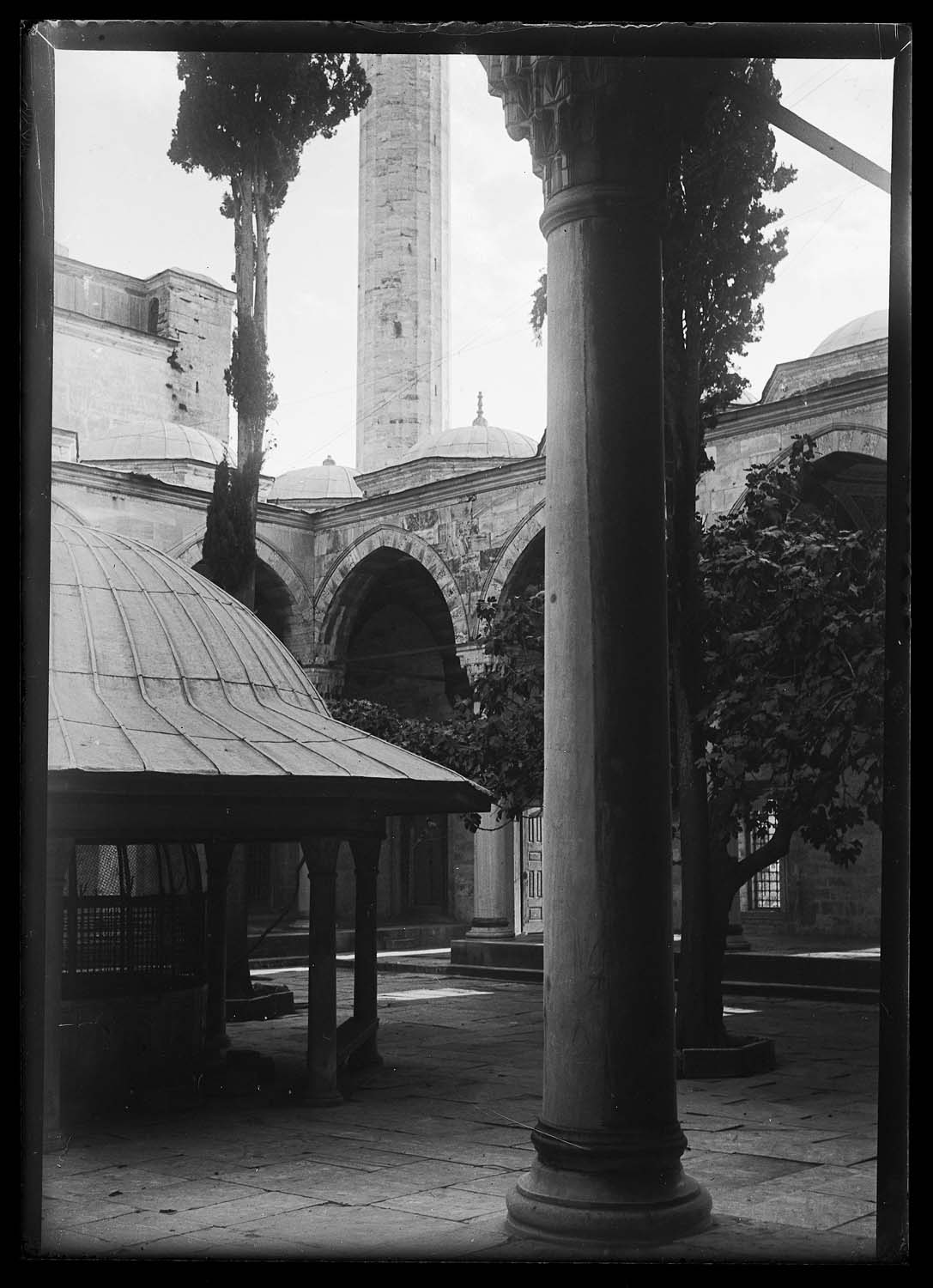 Détail de la cour intérieure